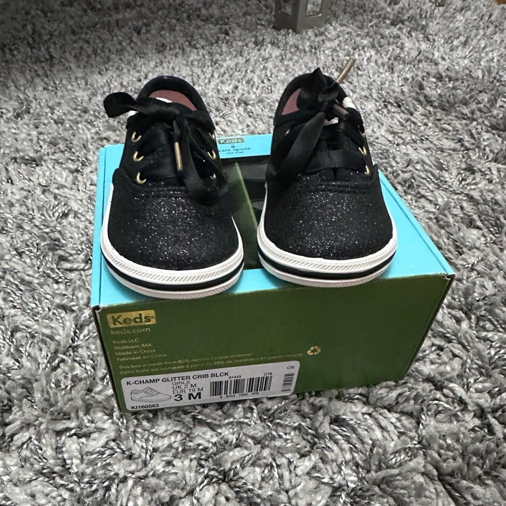 Keds x Kate Spade Glitter Crib Shoe